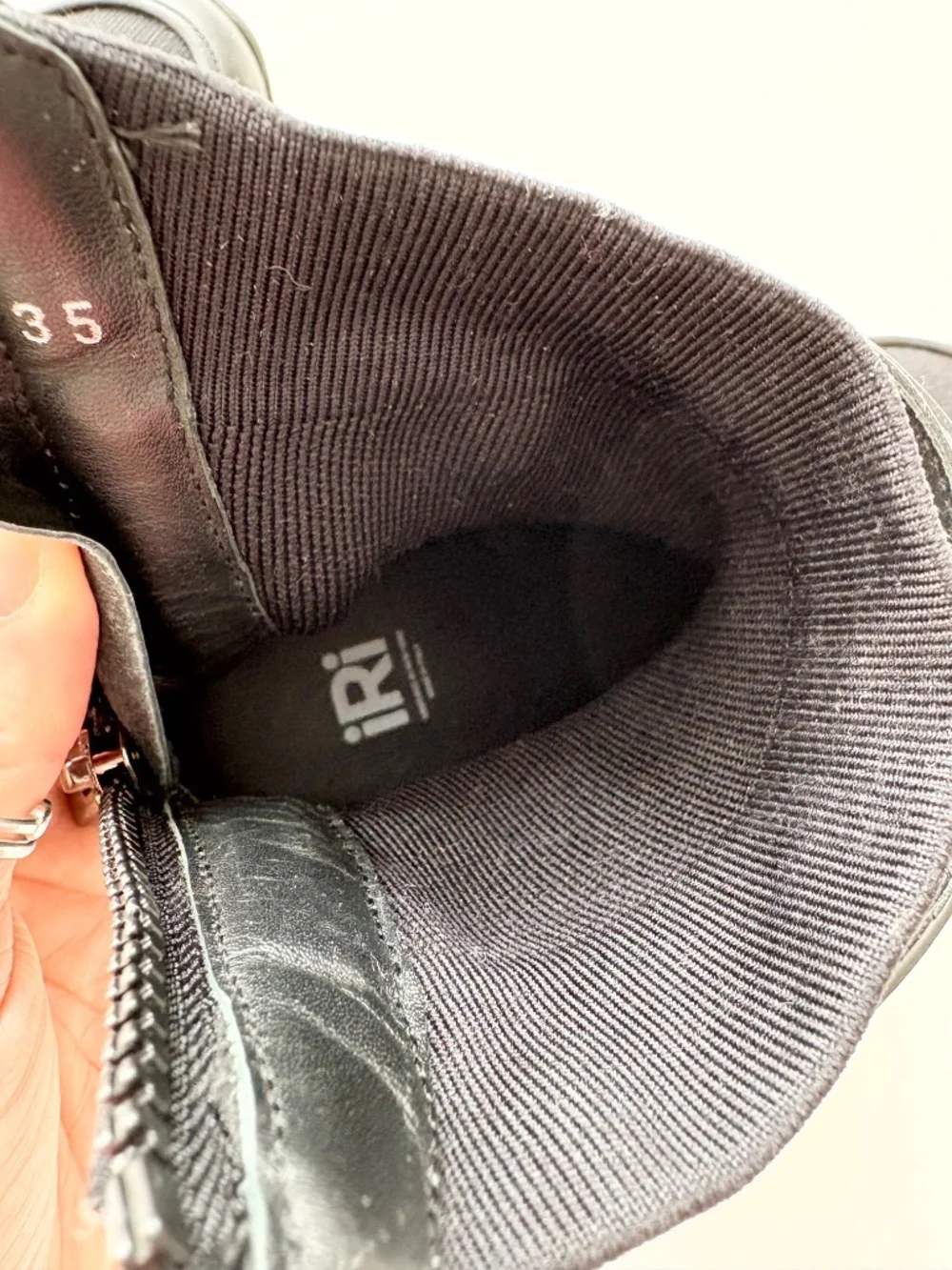 IRI NYC VES black high top sneaker boot - Picture 15 of 15